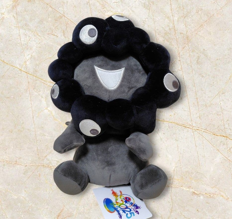 黒ミャクミャク お手玉風ぬいぐるみ M 黒ミャク ミャクミャク 黒