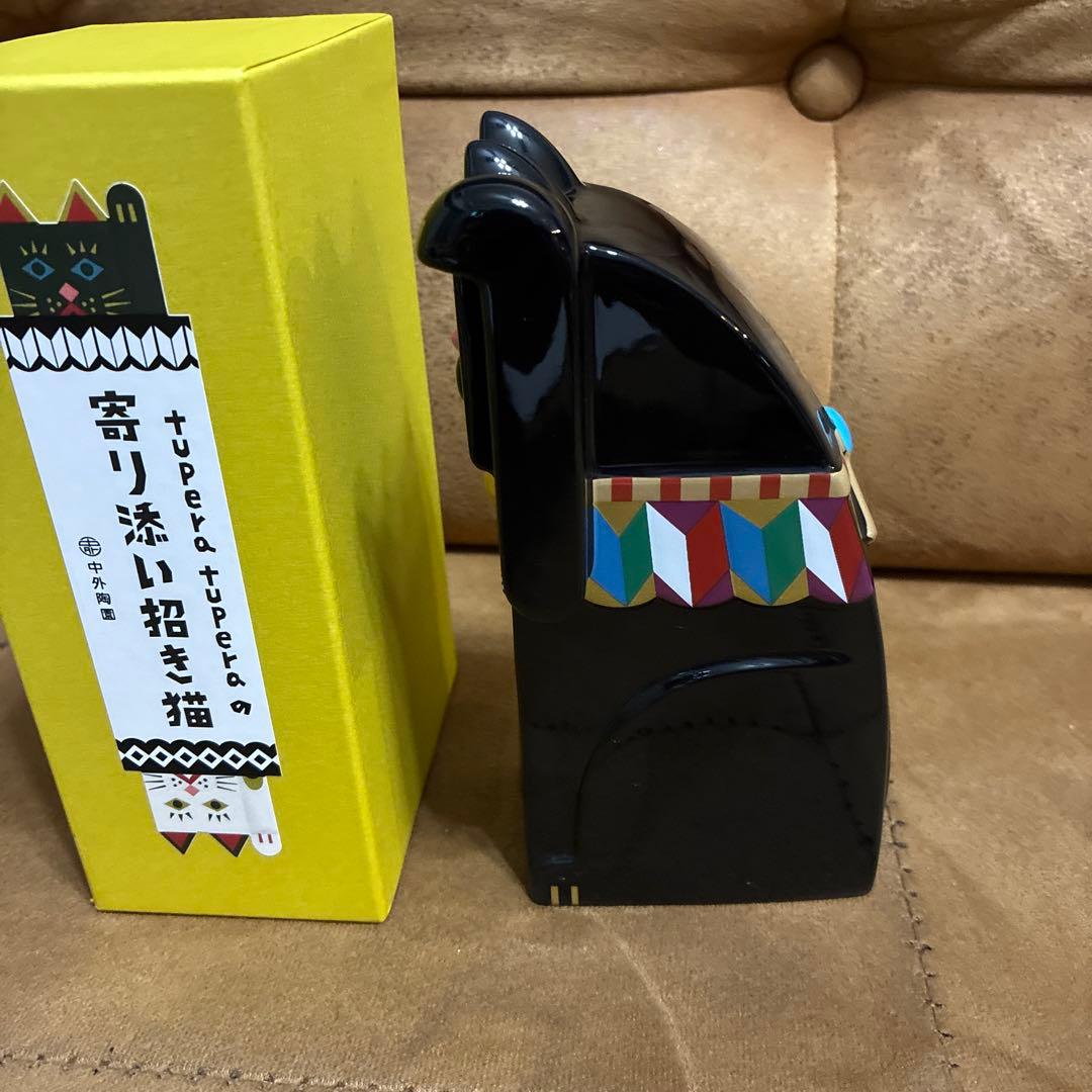 BEAMS tupera tupera 招き猫 黒