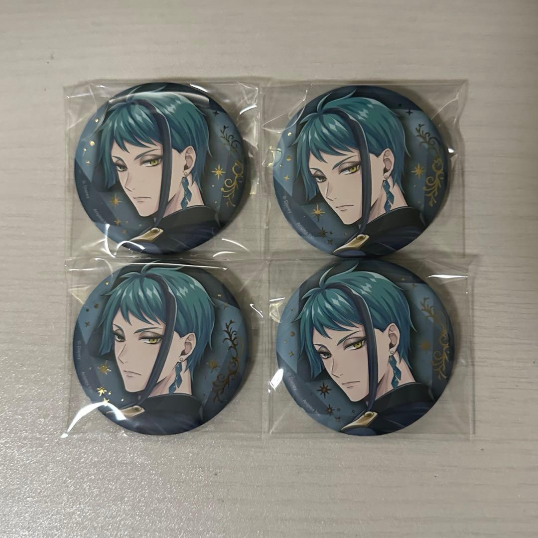 ぶ*x様 ツイステ ジェイド・リーチ ブレイジングジュエル 缶バッジ