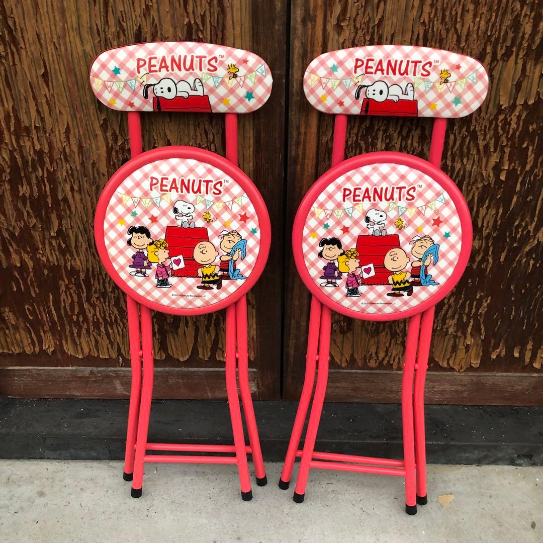 スヌーピー 折り畳み パイプ椅子 チェア SNOOPY
