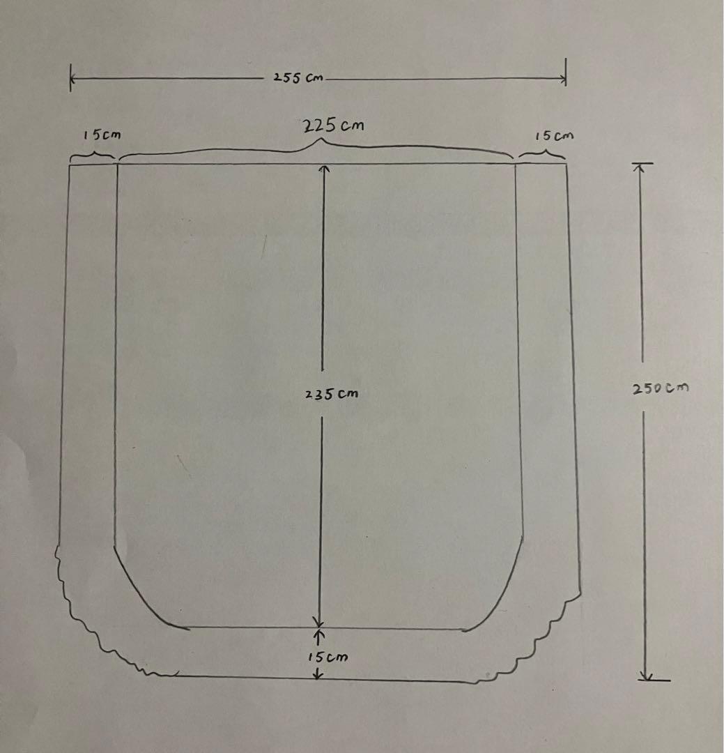 4点セット　掛け布団カバー　シーツ　枕カバー2枚　オーダーメイド　コットン 綿