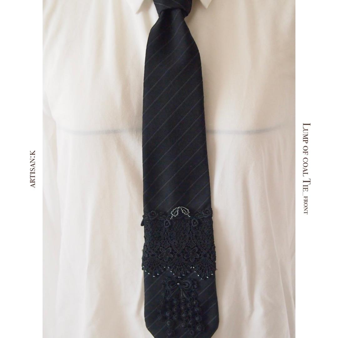 【クリスマス限定】-ˋˏラッピングネクタイ(カラー名：石炭)ˎˊ-　ロリィタ