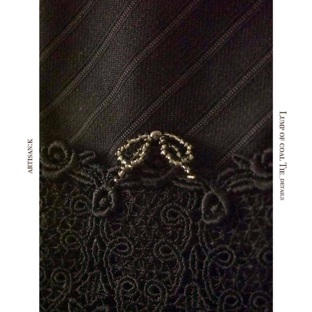 【クリスマス限定】-ˋˏラッピングネクタイ(カラー名：石炭)ˎˊ-　ロリィタ