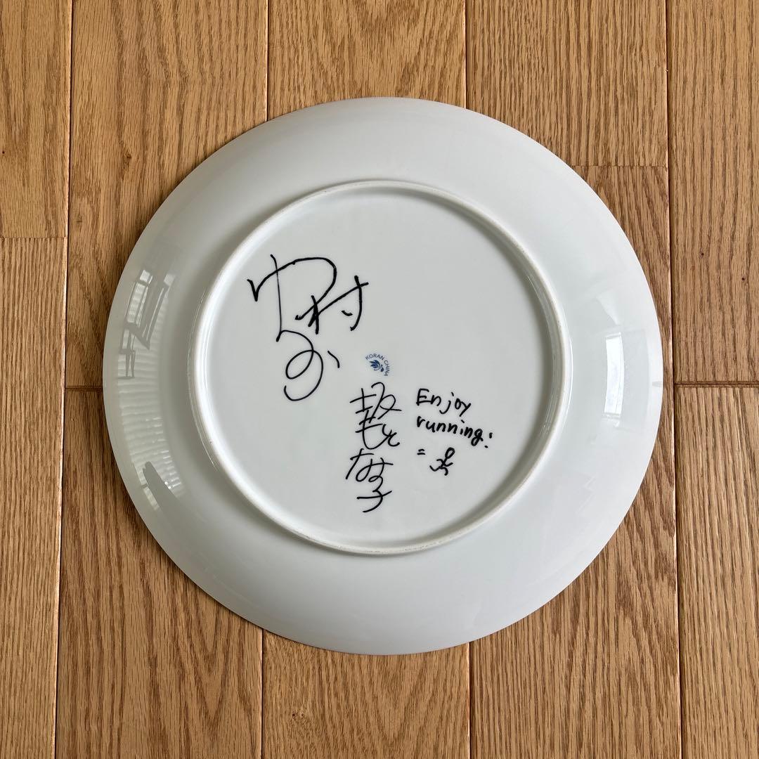 【値下げしました】アテネオリンピック2004陸上競技記念皿※サイン入