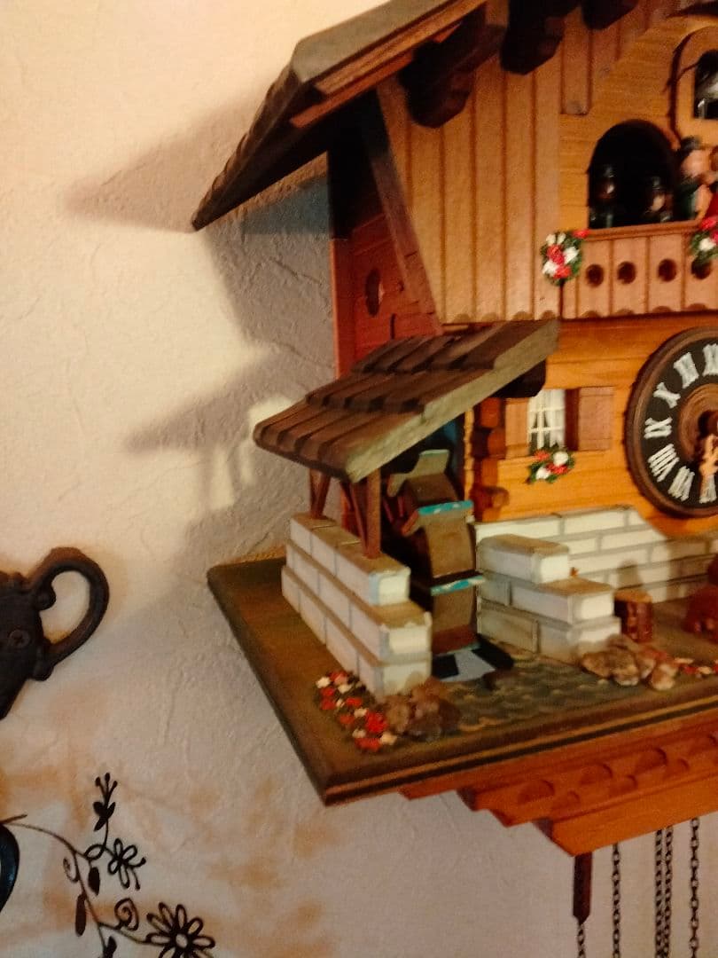 スイス製❥木製手作りククー時計 ❥直接手渡し限定