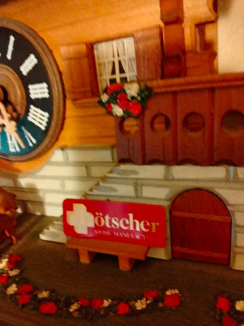 スイス製❥木製手作りククー時計 ❥直接手渡し限定