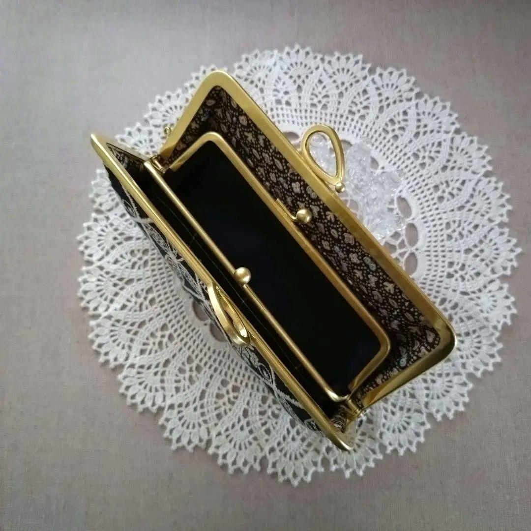 1278 ミナペルホネン symphony 親子がま口長財布