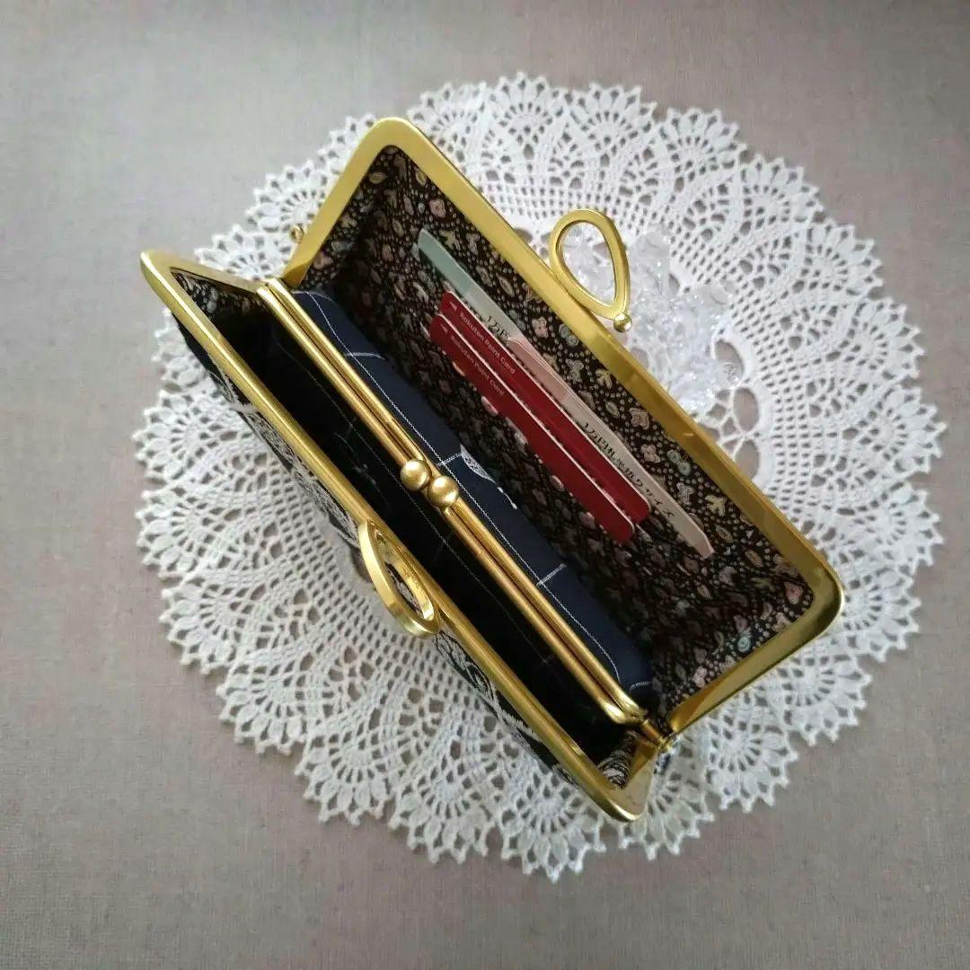 1278 ミナペルホネン symphony 親子がま口長財布