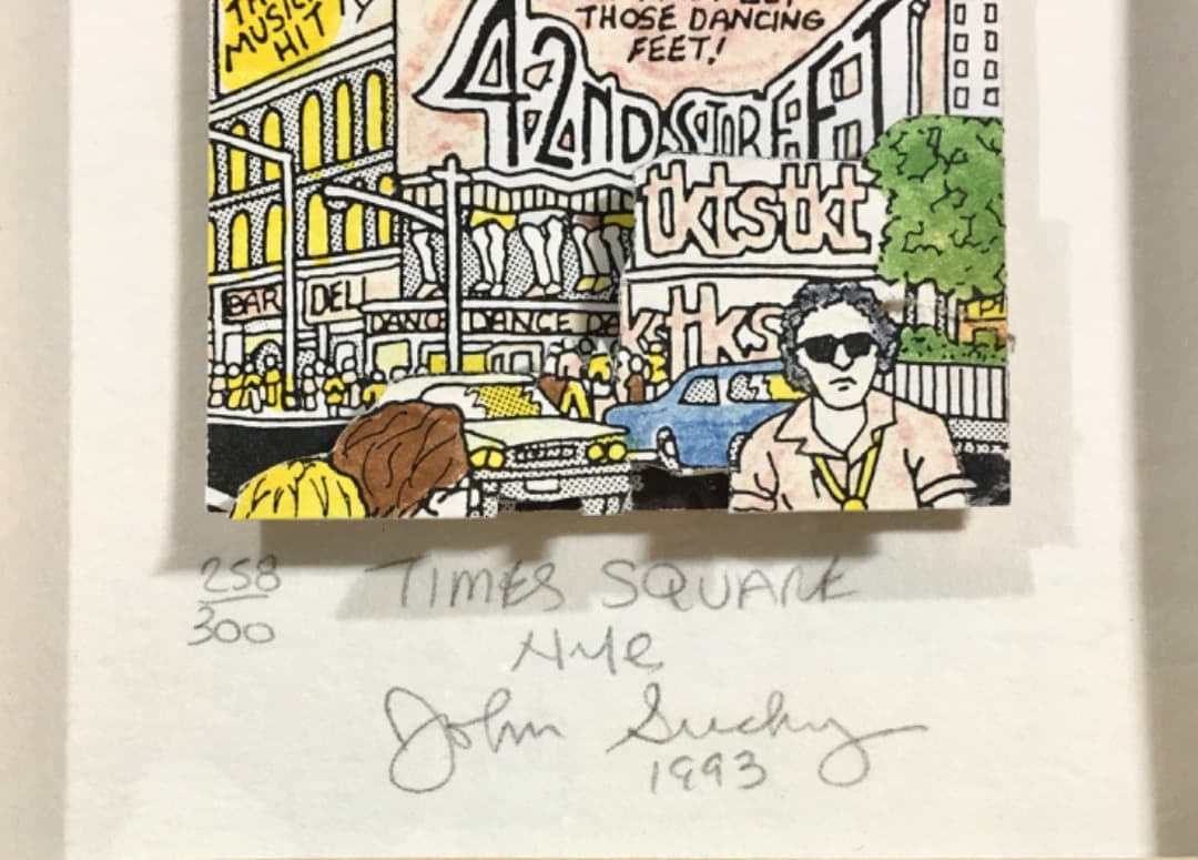 ○John Suchy ジョン サッチー タイムズスクエア 1993 3Dアート
