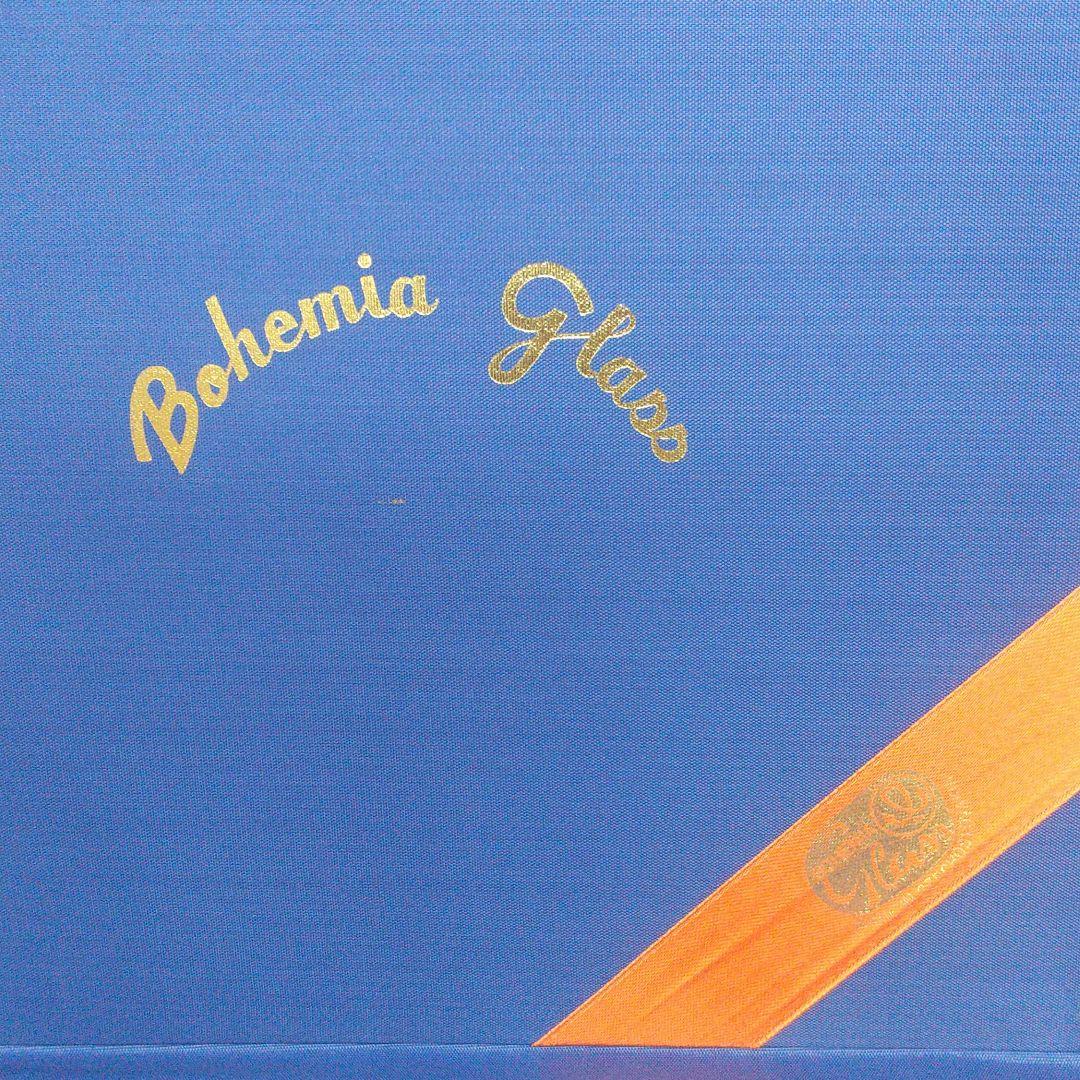 ❰希少旧チェコソロバキア❱未使用ボヘミアクリスタル灰皿 ハンドカット 箱付き