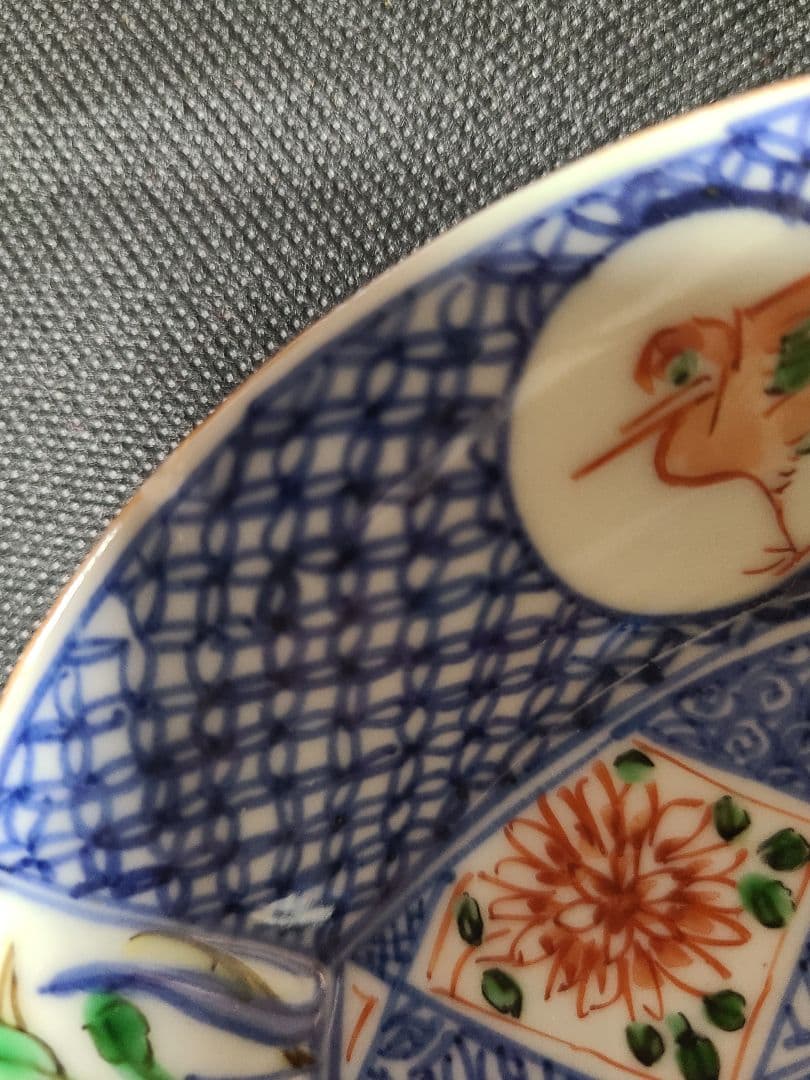 九谷焼須田菁華 色絵祥瑞花鳥文皿 小さな傷あり - メルカリ