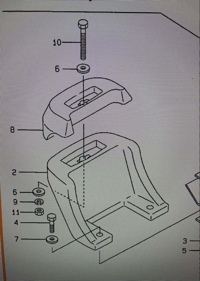 ヤンマー耕運機デカポチ用ウエイト　DK6DX DK7DX DK8DX