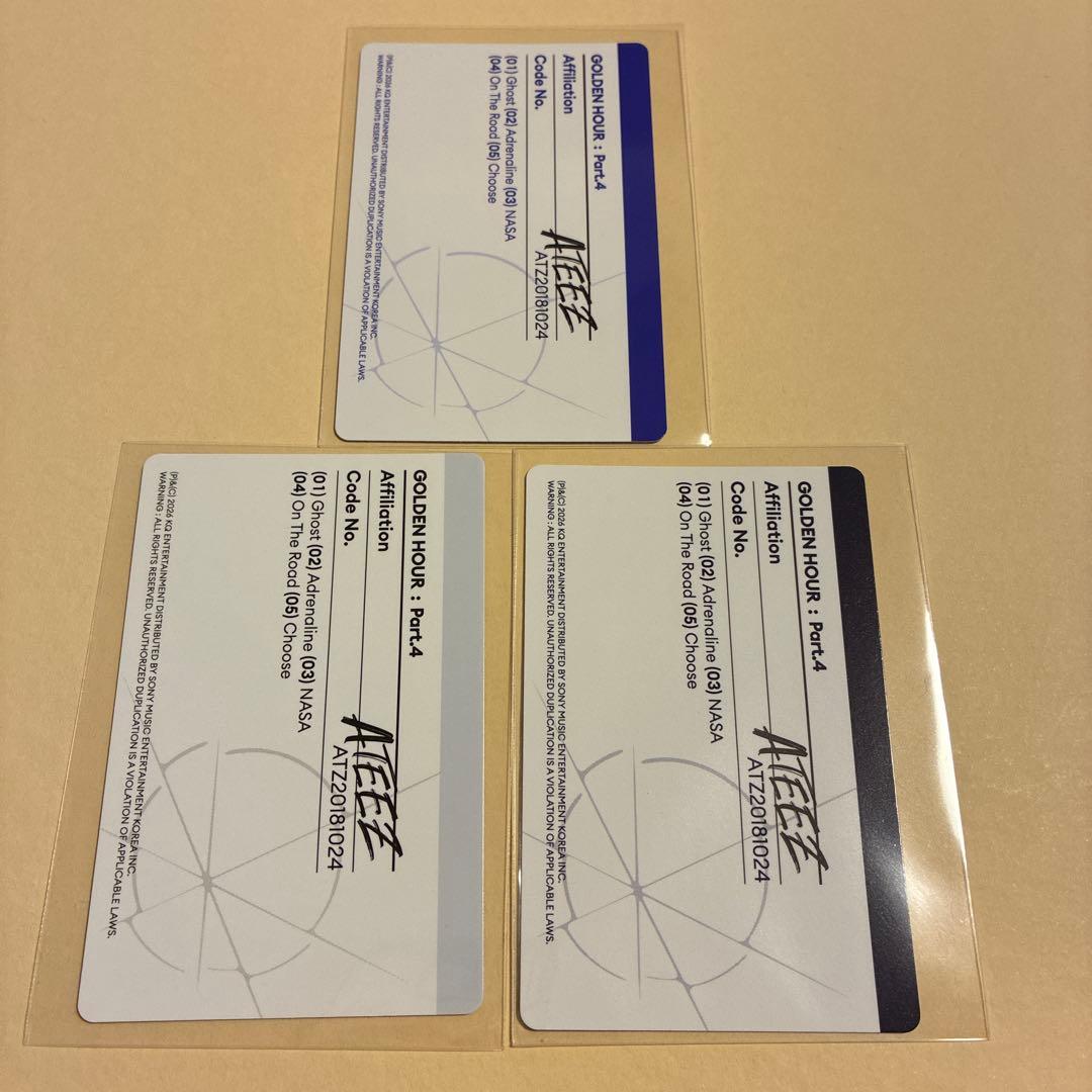 ATEEZ ヨサン トレカ GOLDEN HOUR : Part.4 封入 - メルカリ