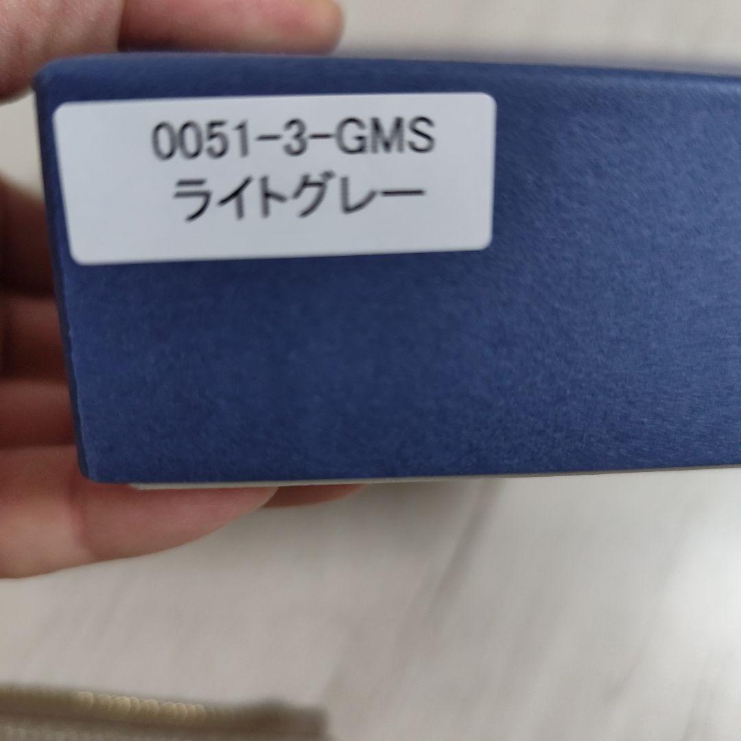 大峽製鞄　Lジップ札入れ　マルチケース　ライトグレー