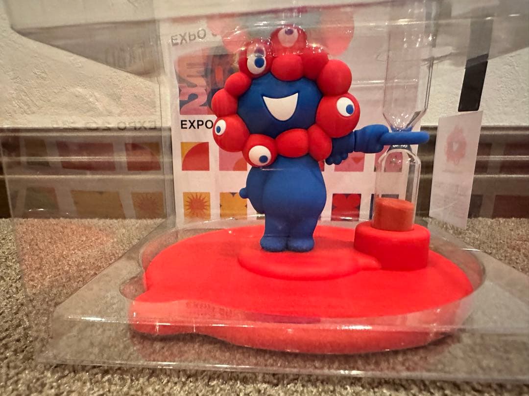 EXPO2025 ミャクミャク 砂時計付きカップ麺ストッパー 3分用 大阪万博