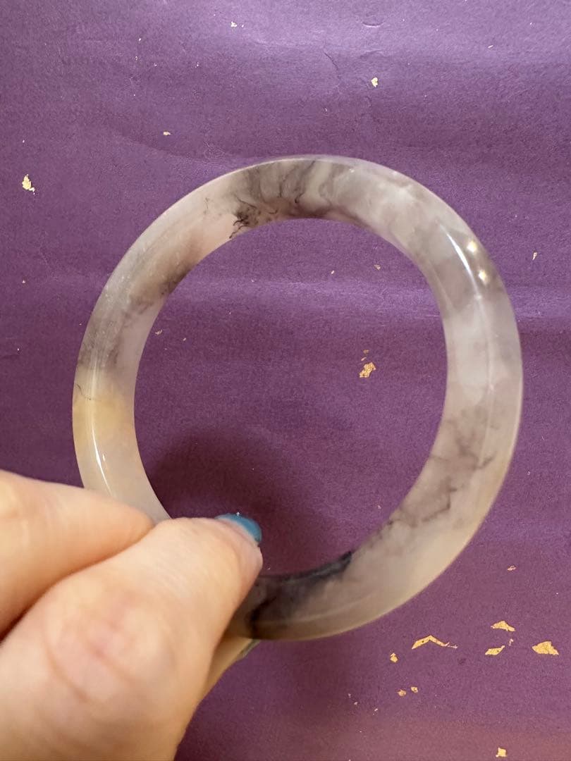 週末限定セール　アラセイトウバングル　シャー太翠 本宫镯