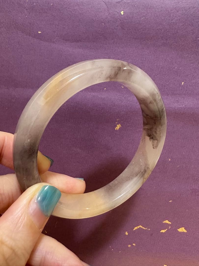 週末限定セール　アラセイトウバングル　シャー太翠 本宫镯