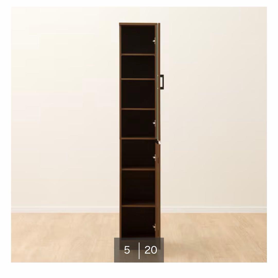 ニトリ 食器棚 キャビネット(フォルムN SK1830 MBR)