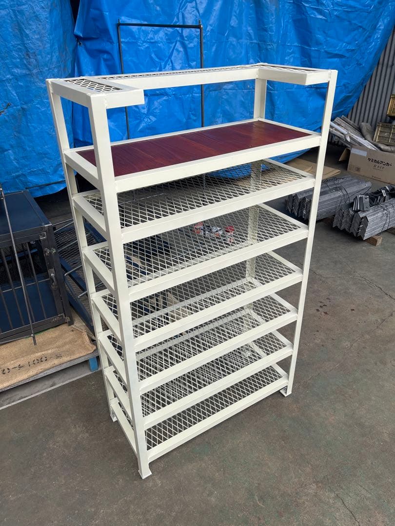 こんなのも出来ます☆特注アイアンラック☆収納棚☆シューズラックなど