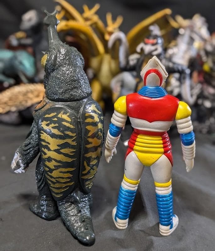 昭和ゴジラ 東宝チャンピオンまつり（バンダイ）ソフビフィギュア 17体