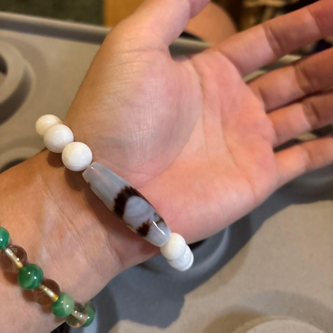 白龍神天珠！ホワイトジェード！すんごいパワー！綺麗！