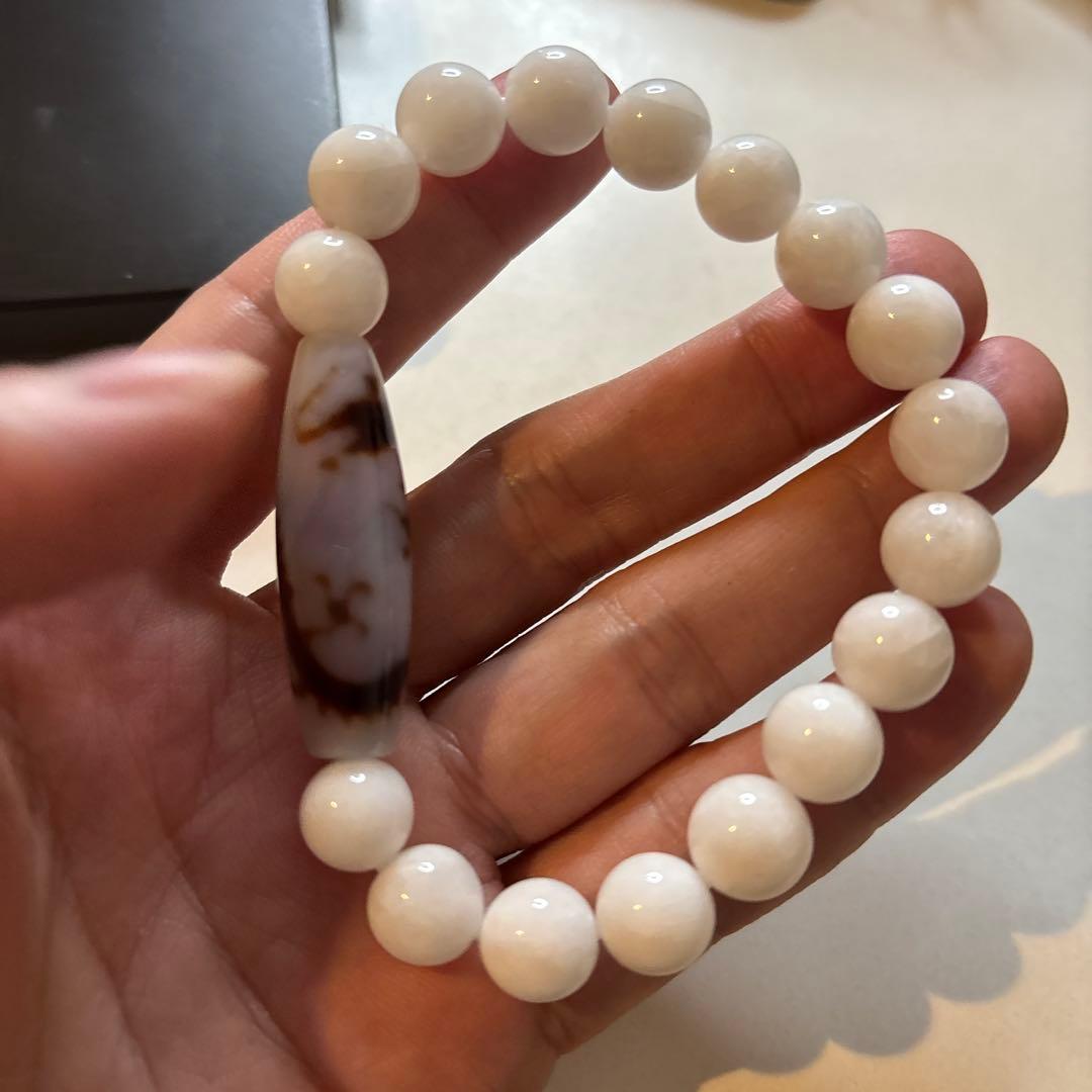 白龍神天珠！ホワイトジェード！すんごいパワー！綺麗！