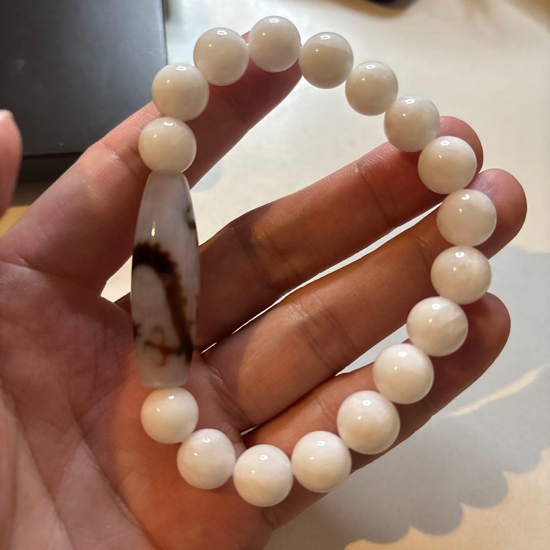 白龍神天珠！ホワイトジェード！すんごいパワー！綺麗！