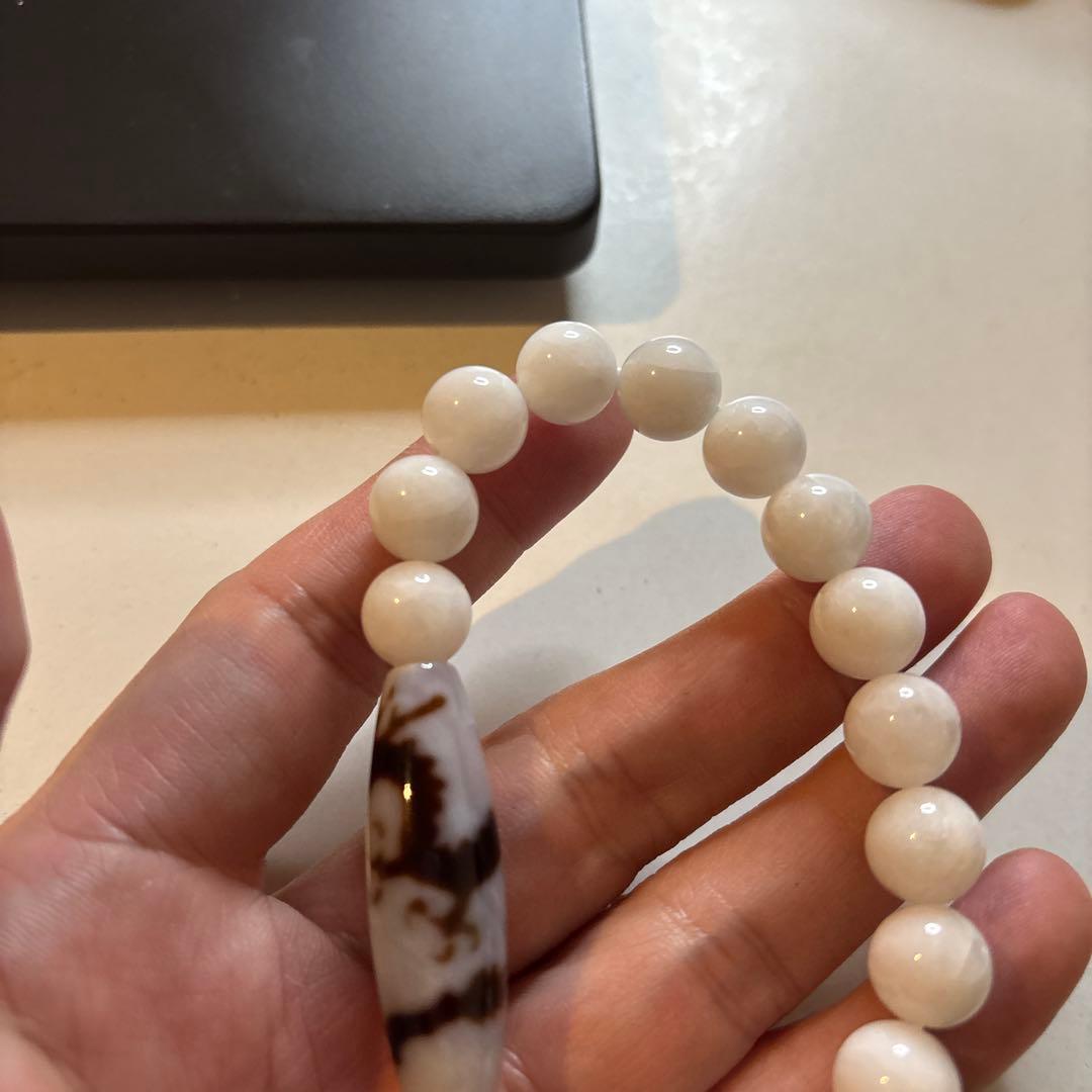 白龍神天珠！ホワイトジェード！すんごいパワー！綺麗！