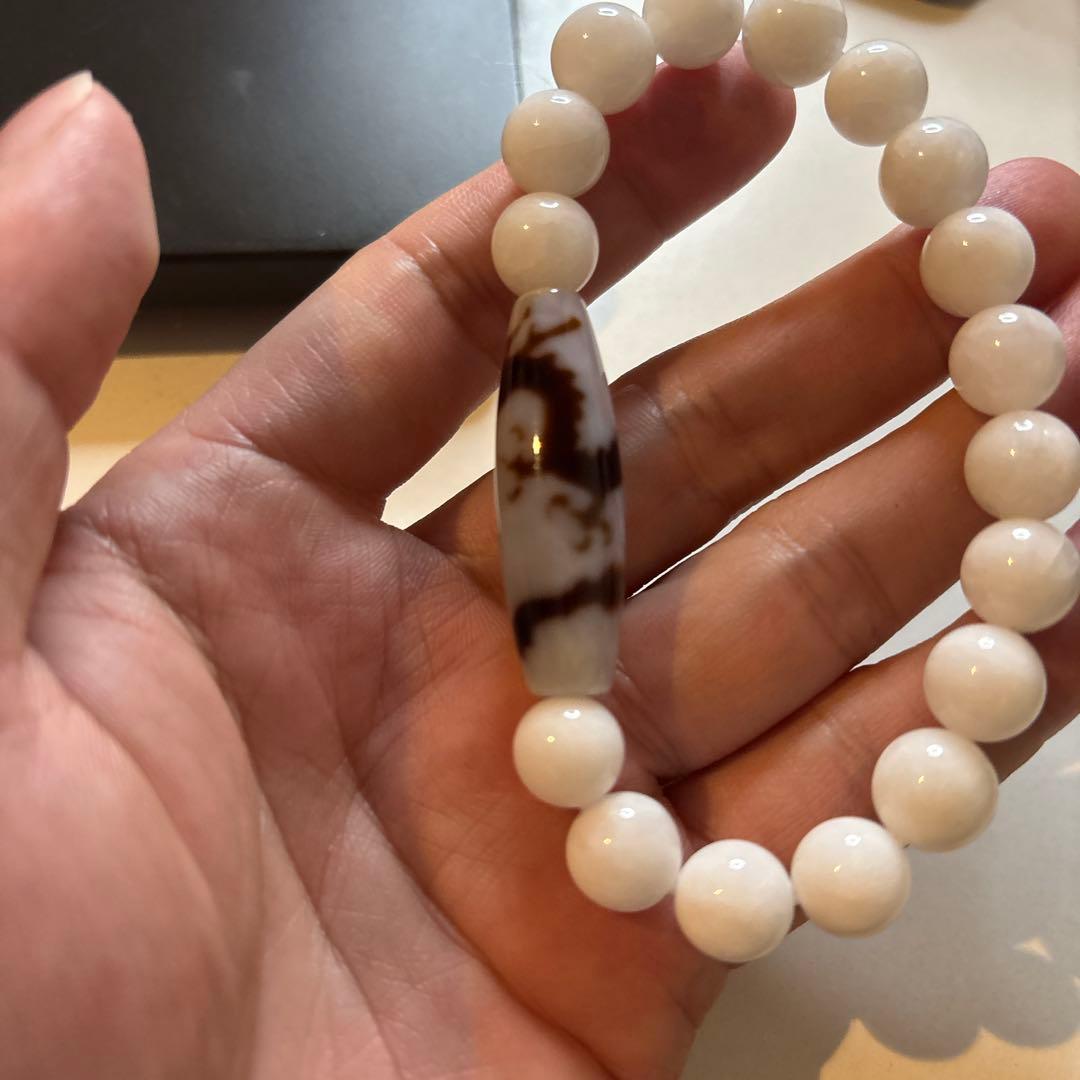 白龍神天珠！ホワイトジェード！すんごいパワー！綺麗！