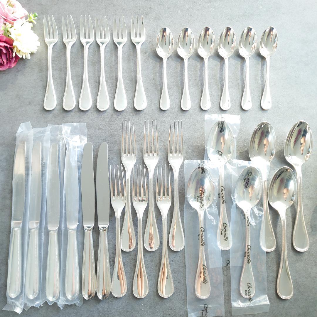 美品 クリストフル パール 未開封含む 30点