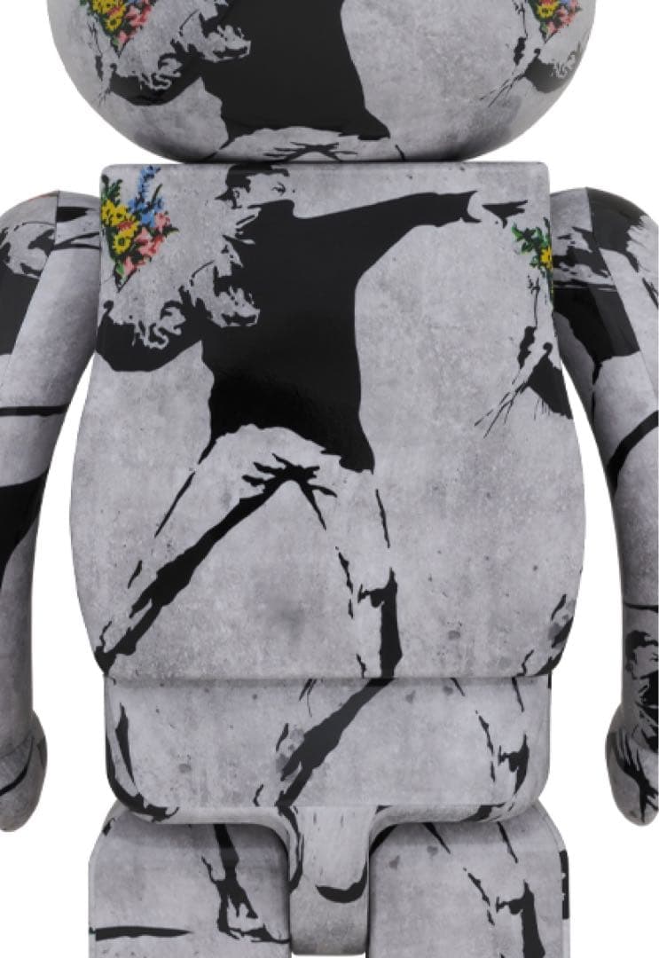 BE@RBRICK FLOWER BOMBER 1000％ Banksy