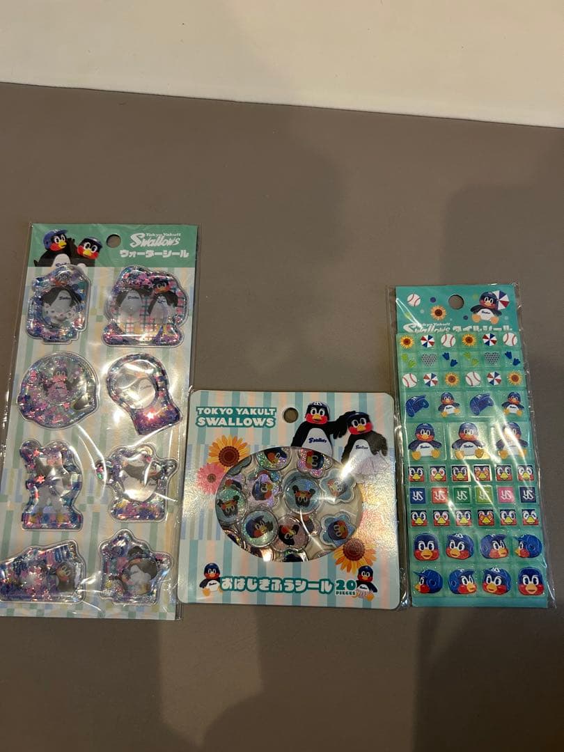 新品未開封つば九郎 シールセット おはじきシール ウォーターシール