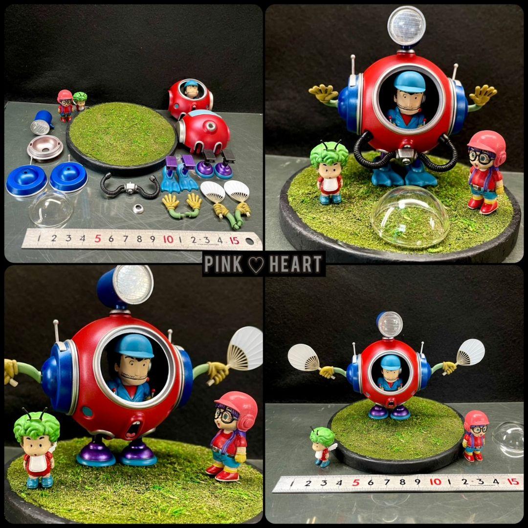 Dr.スランプ アラレちゃん うほほいピンポン号 プラモデル 鳥山明 完成