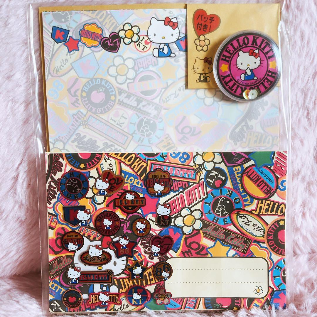 希少レア　ハローキティ　平成レトロ　メモ　レターセット　封筒　2001 2004