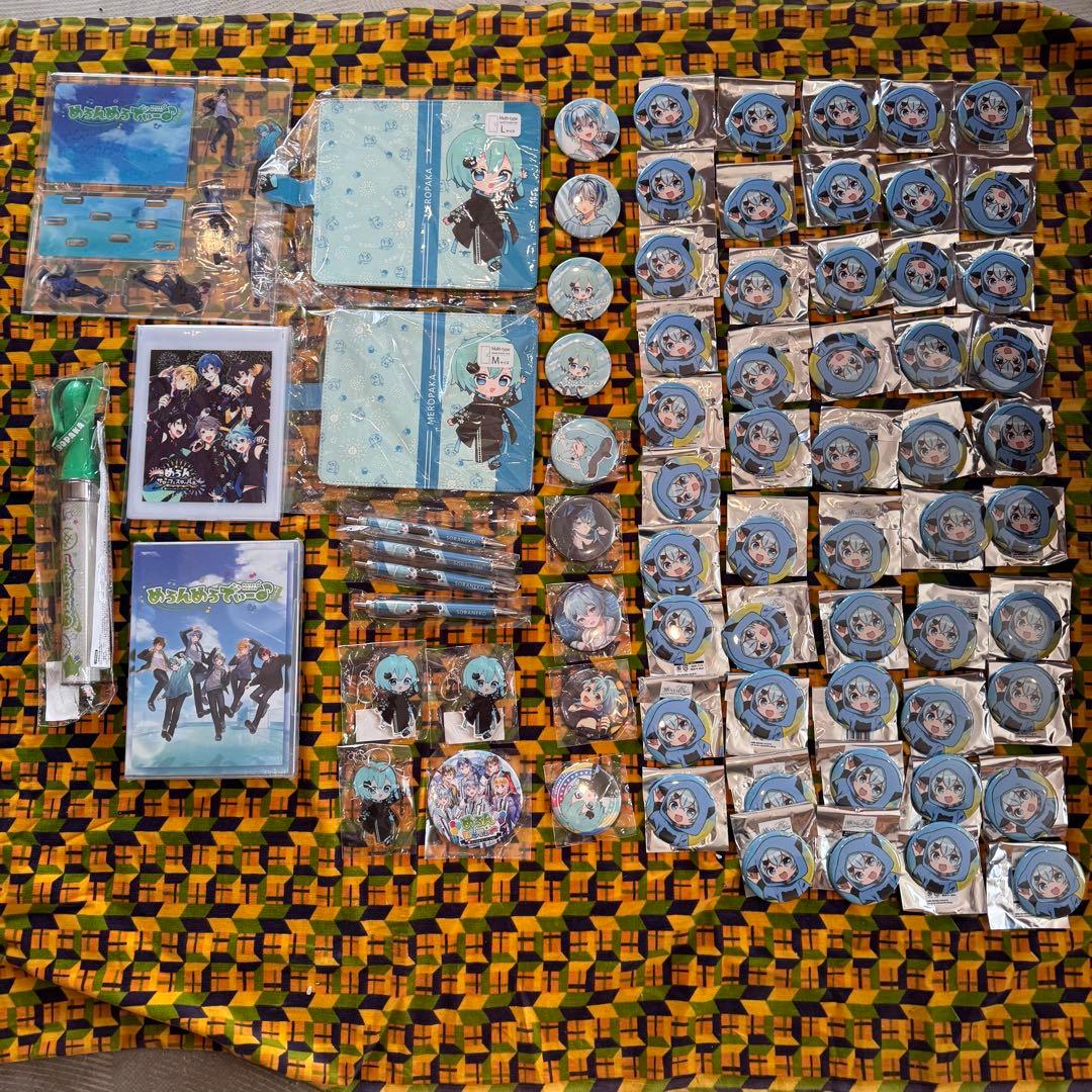 めろんぱーかー めろぱか そらねこ 色々セット 缶バッジ グッズ