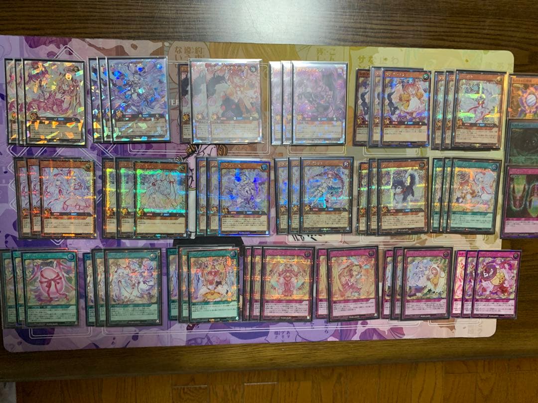 高レア51枚【ラヴ】デッキ フルパラ デッキパーツ ＋スリーブ ラッシュ