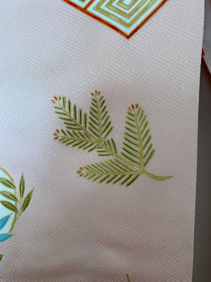 京都　志ま髙　3歳七五三　正絹　綸子地　お着物