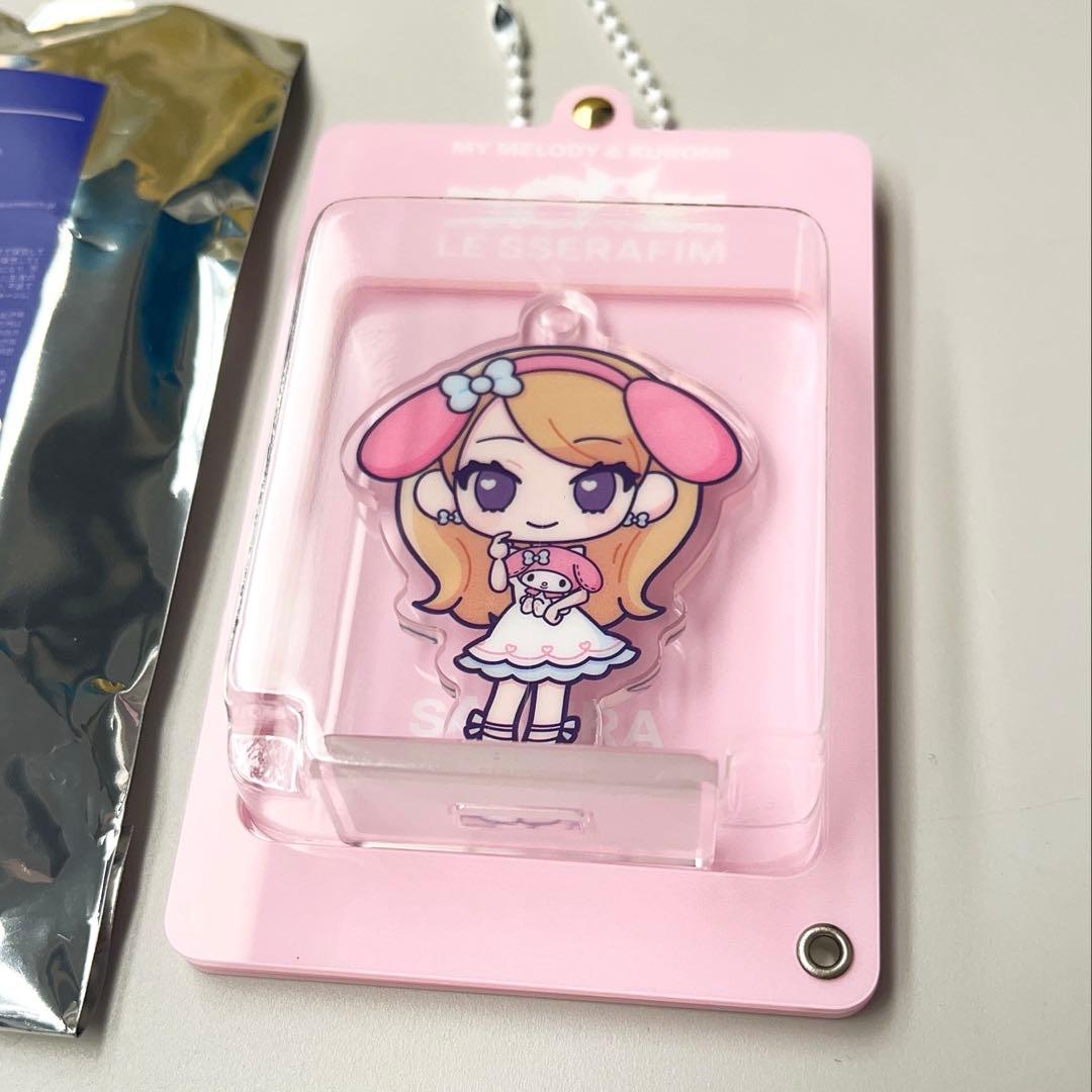 ルセラフィム マイメロ&クロミコラボ アクリルキーリング サクラ