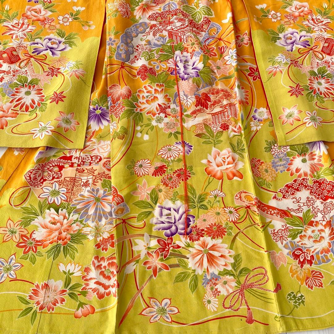 ★Queenです★七五三 アンティーク 女の子 子供着物 No32