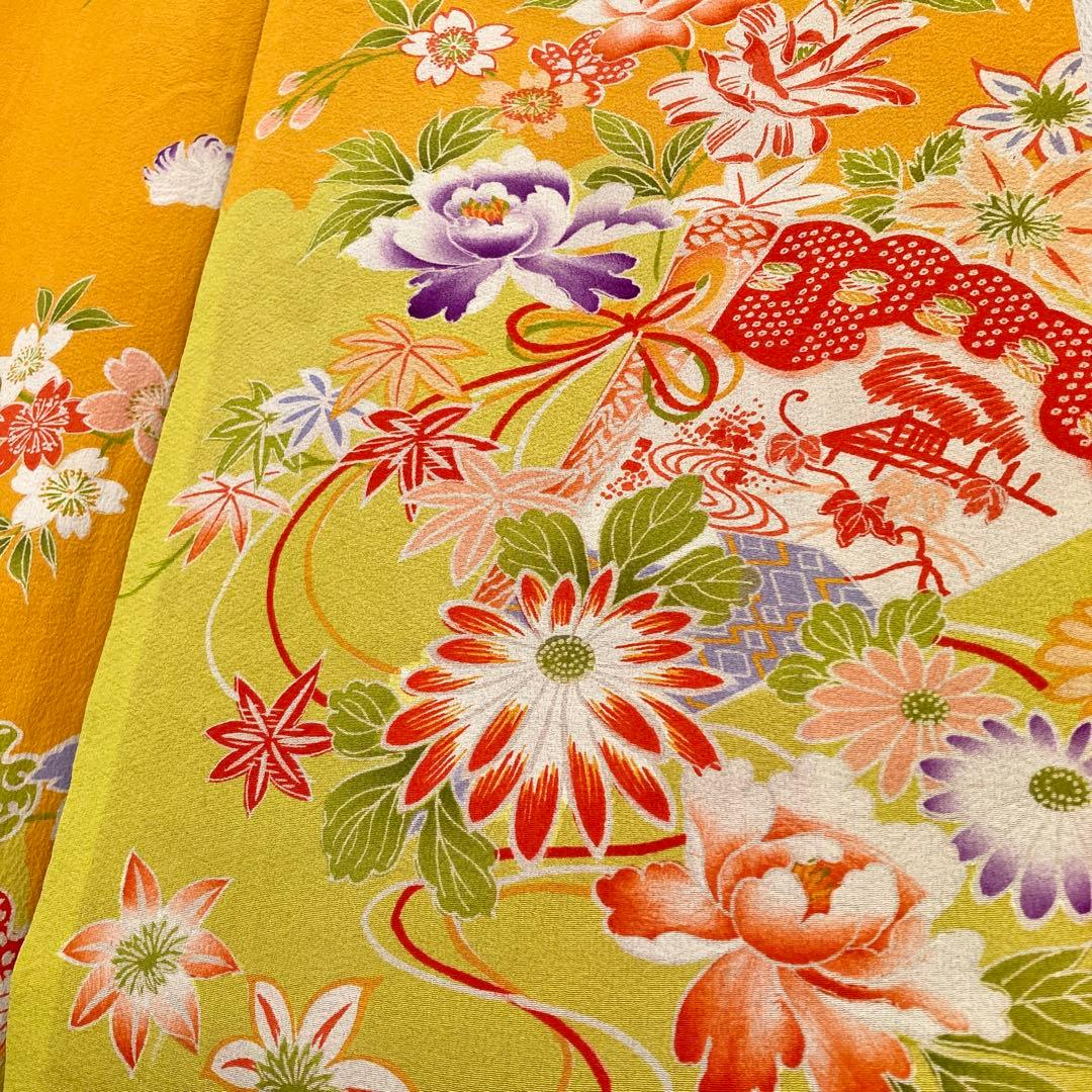 ★Queenです★七五三 アンティーク 女の子 子供着物 No32