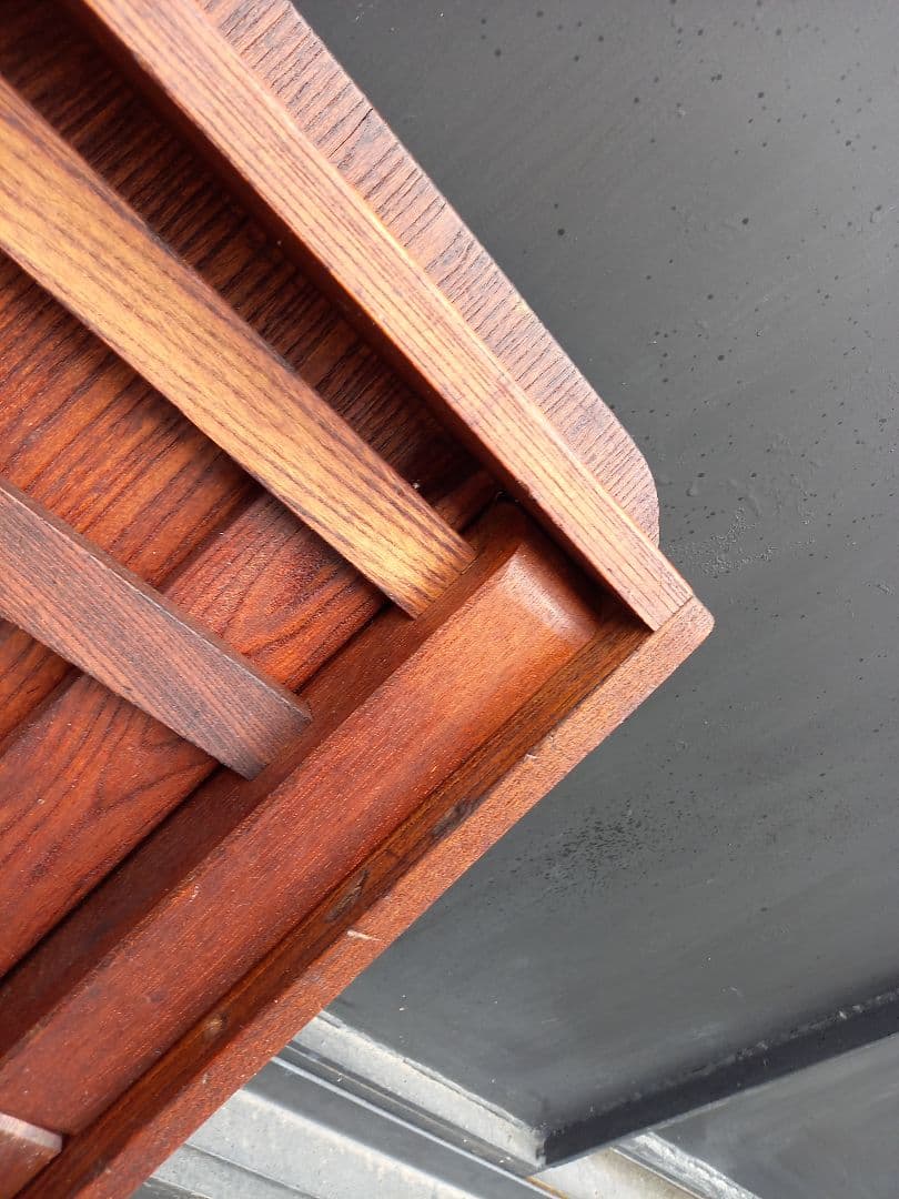 希少　1945年　終戦記念　時代　欅　一枚板　折り畳み式　座卓