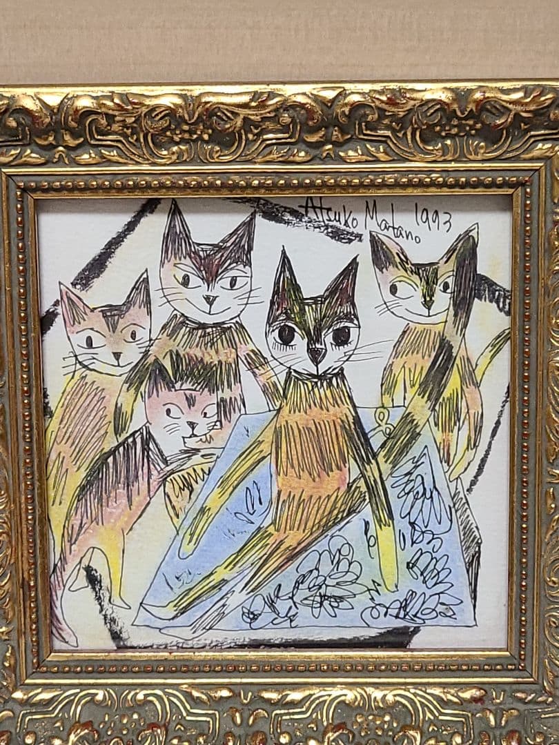 お値下げ マタノアツコ サインペン絵画