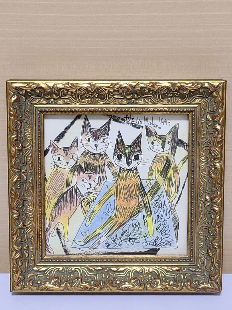 お値下げ マタノアツコ サインペン絵画