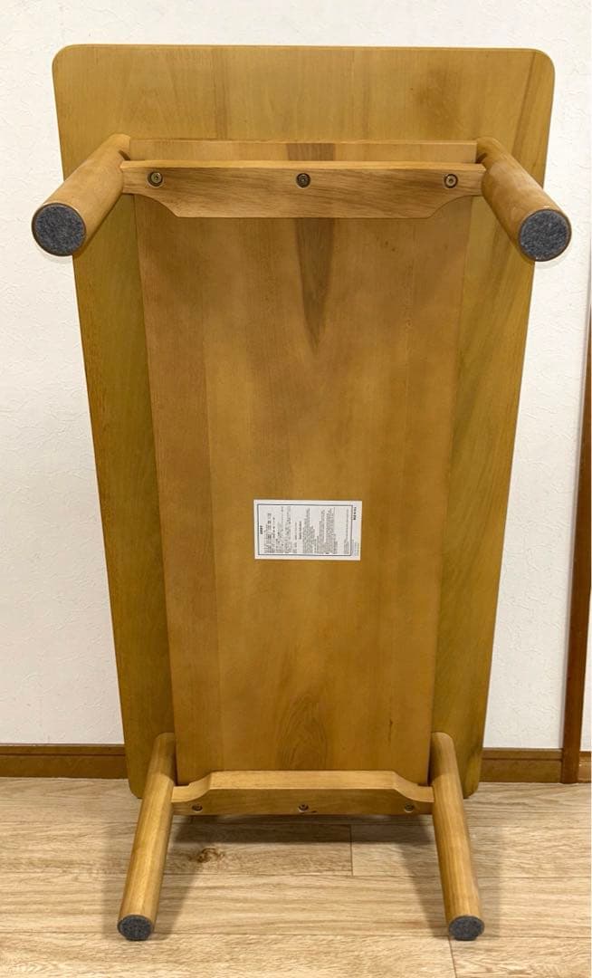 レア【廃番品】MUJI無印良品★ローテーブル センターテーブル★棚板付きオーク材