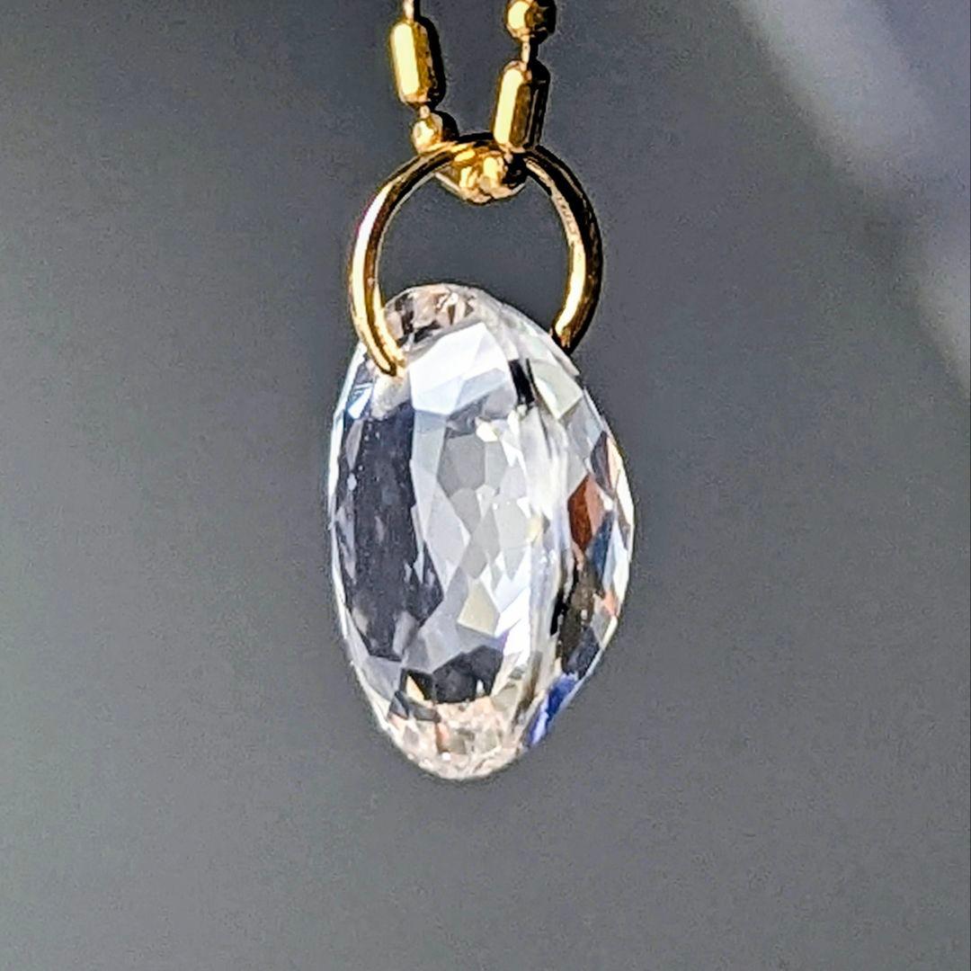K18 モルガナイト 3.27ct ネックレスチャ―ム ペンダントトップ