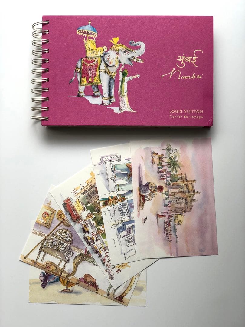 ルイヴィトン トラベルブック スクラップブック ロンドン ムンバイ