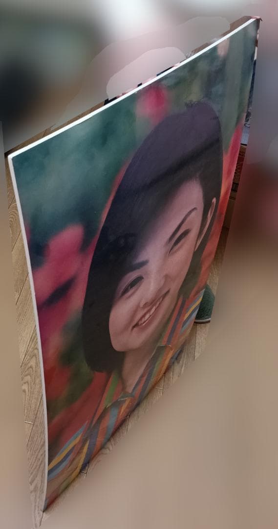 田中麗奈　フジカラー店頭パネル　56cm×90cm×0.8cm