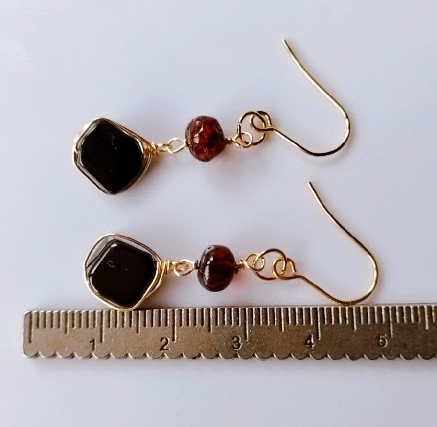 Kgf14 希少 天然 リトアニア産 バルティックアンバー シェリー ピアス