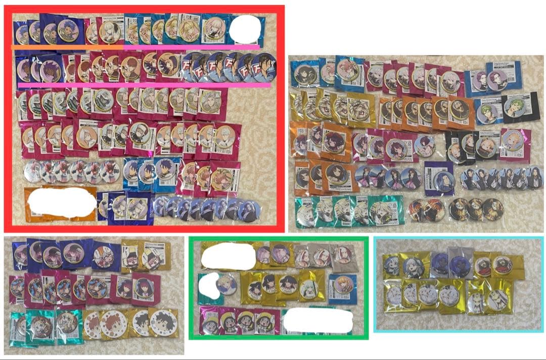 【バラ売り100円〜】 Fate FGO fes 霊基召喚缶バッジ など