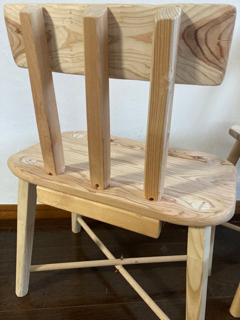 送料込○グラ&ツィエ2脚兄弟チェア　観葉植物置き等に